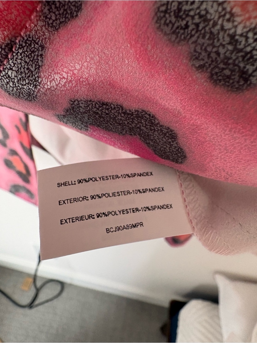 Insight Pink Leopard-Print Faux Leather Jacket - Picture 4 of 4